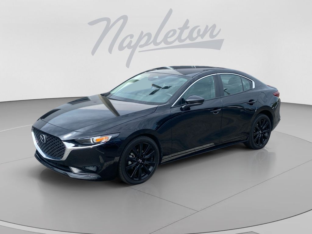 Jet Black Mica 2025 Mazda MAZDA3 Sedan Front-Wheel Drive 6-Speed Automatic