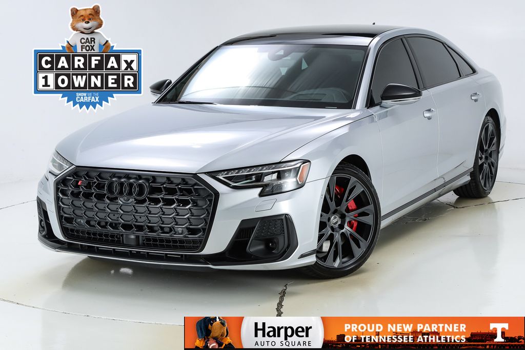 Florett Silver Metallic 2025 Audi S8 Sedan All-Wheel Drive 8-Speed Automatic
