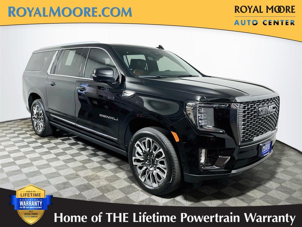 Onyx Black 2023 GMC Yukon XL Denali Ultimate 4WD SUV / Crossover Four-Wheel Drive