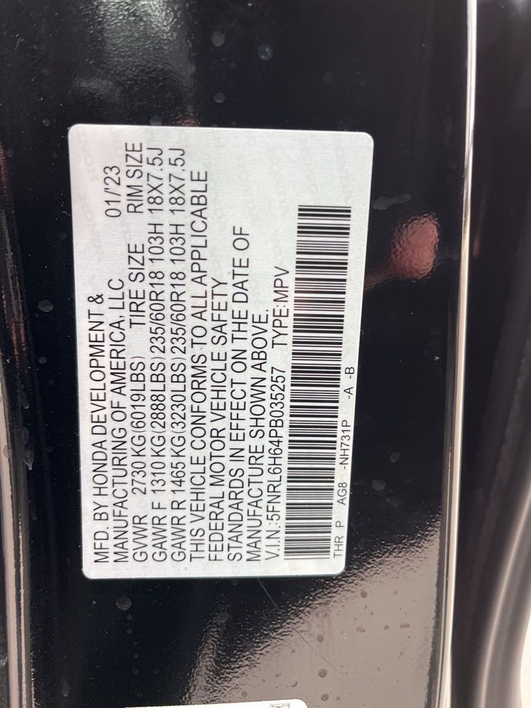 Thumbnail: 2023 Honda Odyssey - 10