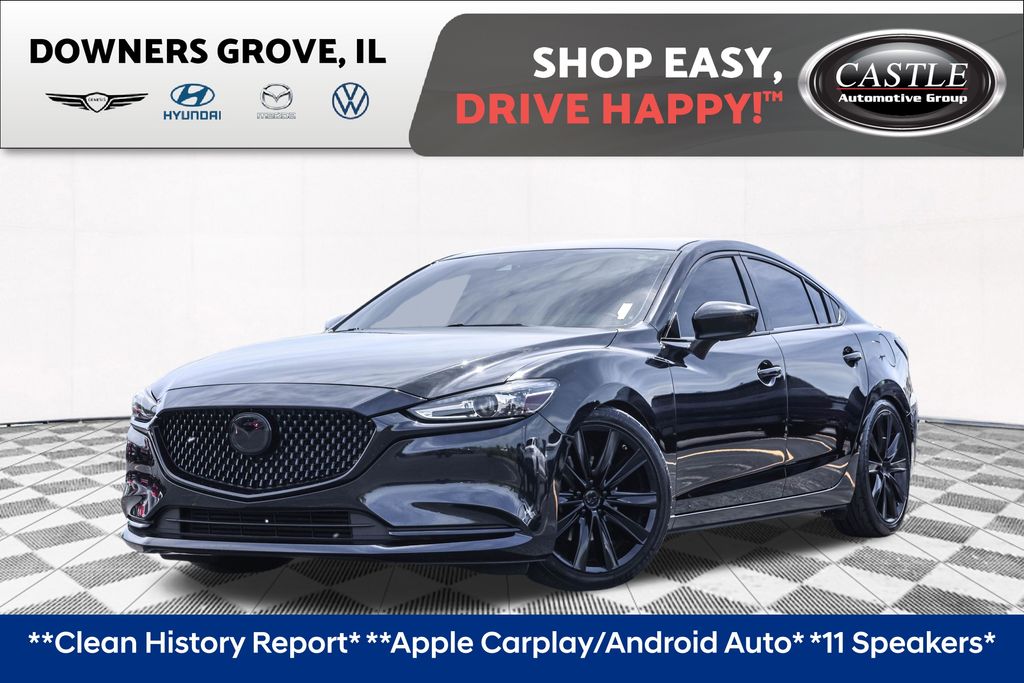 Jet Black Mica 2019 Mazda MAZDA6 Grand Touring FWD Sedan Front-Wheel Drive 6-Speed Automatic