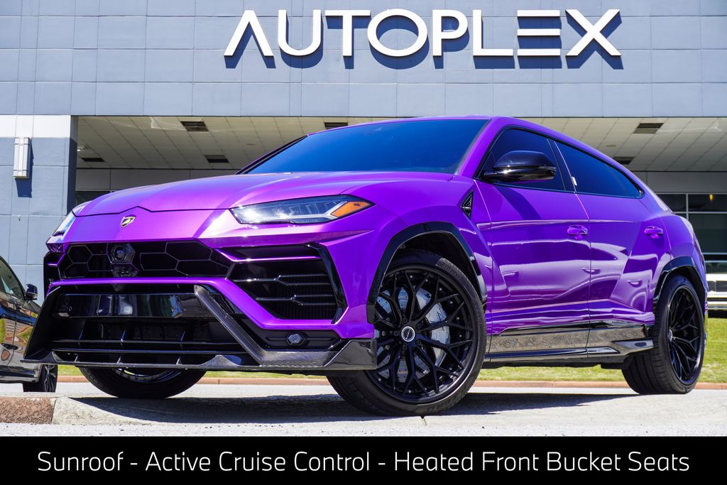 Purple 2022 Lamborghini Urus SUV / Crossover All-Wheel Drive 8-Speed Automatic