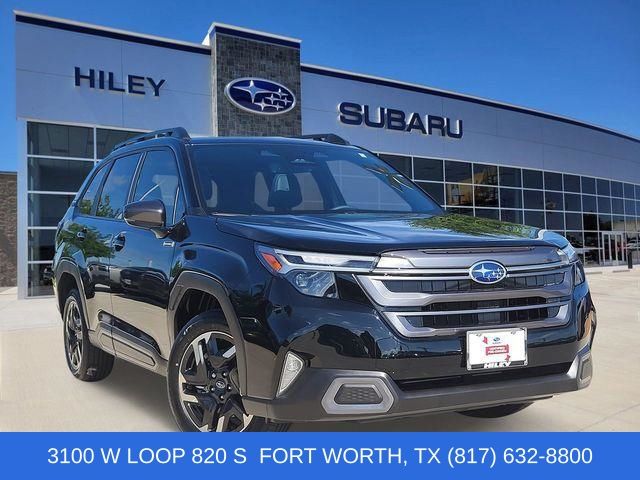 Crystal Black Silica 2025 Subaru Forester Hybrid SUV / Crossover All-Wheel Drive Continuously Variable Transmission