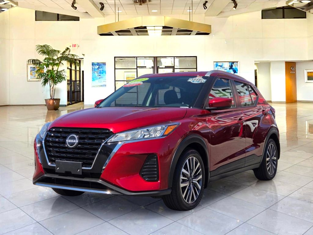 Red (Scarlet) 2022 Nissan Kicks SUV / Crossover Front-Wheel Drive Continuously Variable Transmission