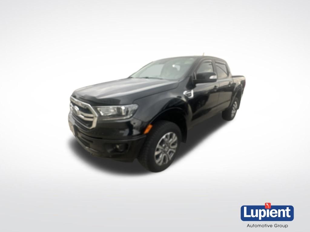 Shadow Black 2019 Ford Ranger Lariat SuperCrew 4WD Pickup Truck Four-Wheel Drive Automatic