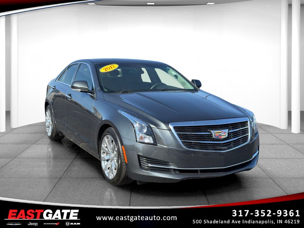 Phantom Gray Metallic 2017 Cadillac ATS 2.0T Luxury RWD Sedan Rear-Wheel Drive 8-Speed Automatic