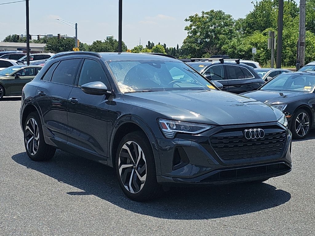 Gray Metallic 2024 Audi Q8 e-tron SUV / Crossover All-Wheel Drive Automatic
