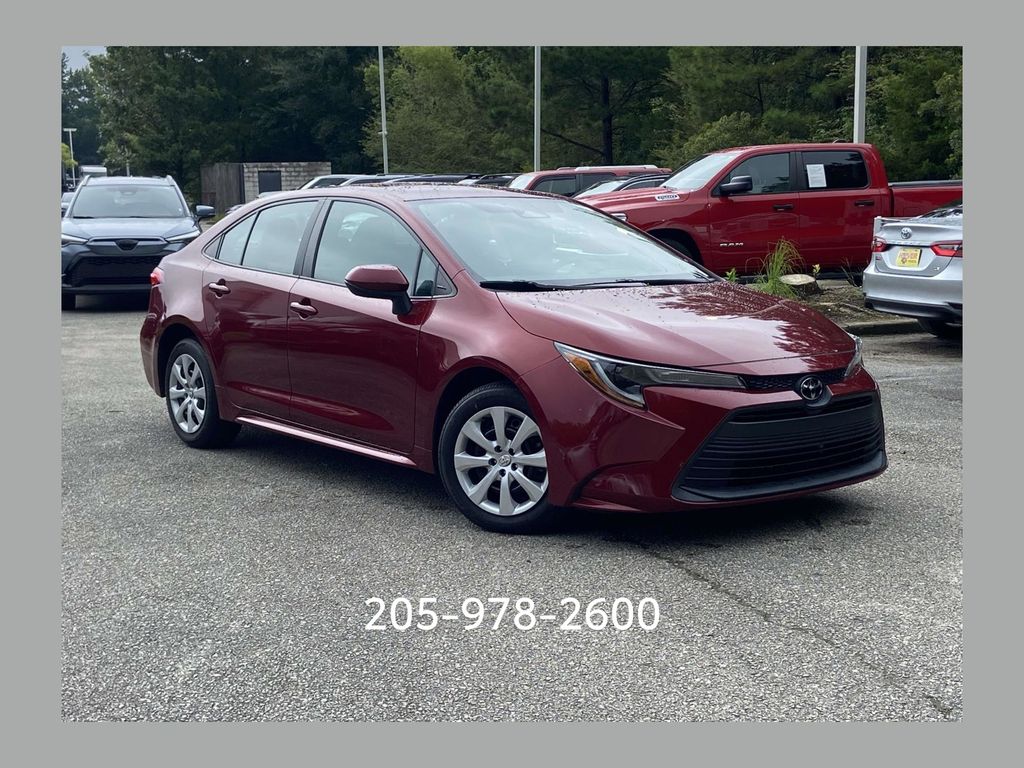 Red (Ruby Flare Pearl) 2023 Toyota Corolla Sedan Front-Wheel Drive Continuously Variable Transmission