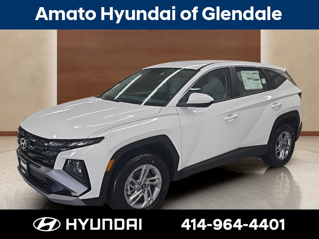 White Pearl 2026 Hyundai Tucson SUV / Crossover All-Wheel Drive 8-Speed Automatic