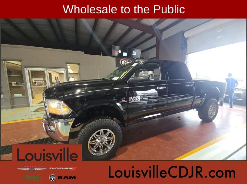 Black Clearcoat 2014 RAM 2500 Laramie Crew Cab 4WD Pickup Truck Four-Wheel Drive 6-Speed Automatic