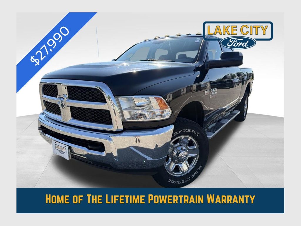 Brilliant Black Crystal Pearlcoat 2017 RAM 2500 Pickup Truck Four-Wheel Drive 6-Speed Automatic