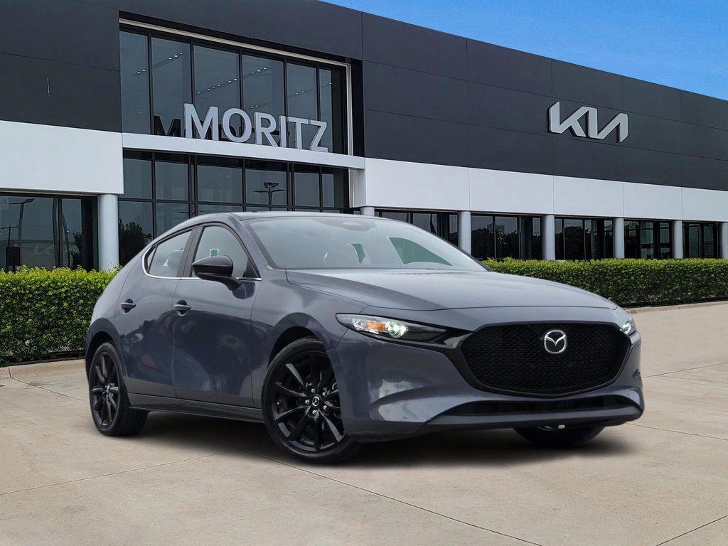 Polymetal Gray Metallic 2024 Mazda MAZDA3 2.5 S Carbon Edition Hatchback AWD Hatchback All-Wheel Drive 6-Speed Automatic