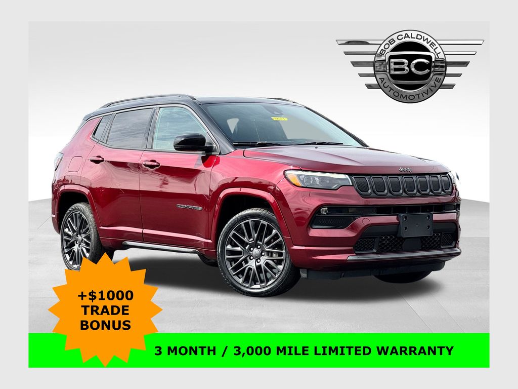 Velvet Red Pearlcoat 2022 Jeep Compass High Altitude 4WD SUV / Crossover Four-Wheel Drive 9-Speed Automatic