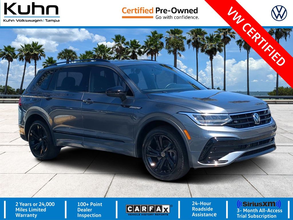 Platinum Gray Metallic 2023 Volkswagen Tiguan SE R-Line Black FWD SUV / Crossover Front-Wheel Drive 8-Speed Automatic