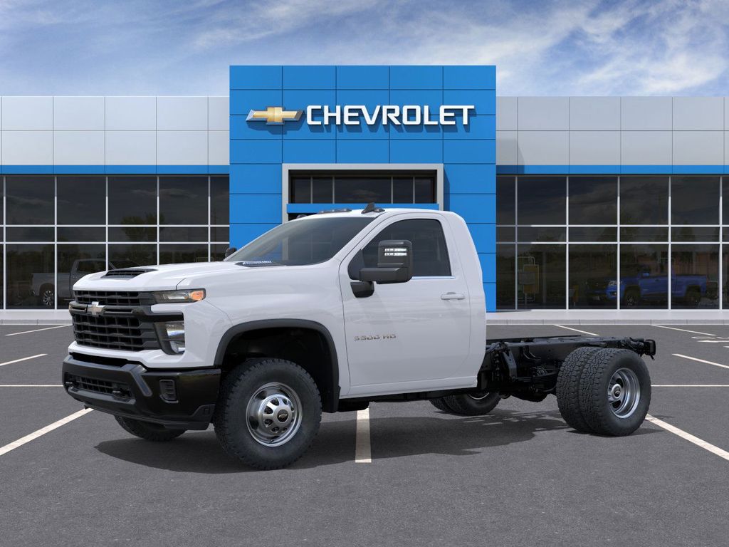 New 2025 White Chevrolet Work Truck image 2