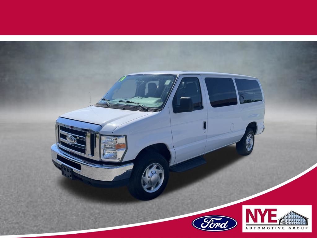 Oxford White 2014 Ford E-Series E-350 XLT Super Duty Passenger Van Van Rear-Wheel Drive 4-Speed Automatic Overdrive