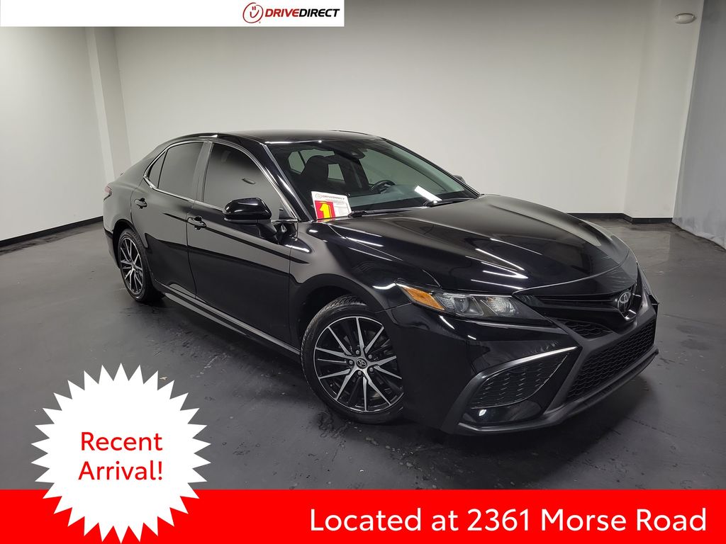 Midnight Black Metallic 2021 Toyota Camry SE FWD Sedan Front-Wheel Drive 8-Speed Automatic