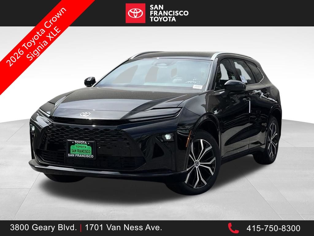 Black 2026 Toyota Crown Signia SUV / Crossover All-Wheel Drive Continuously Variable Transmission