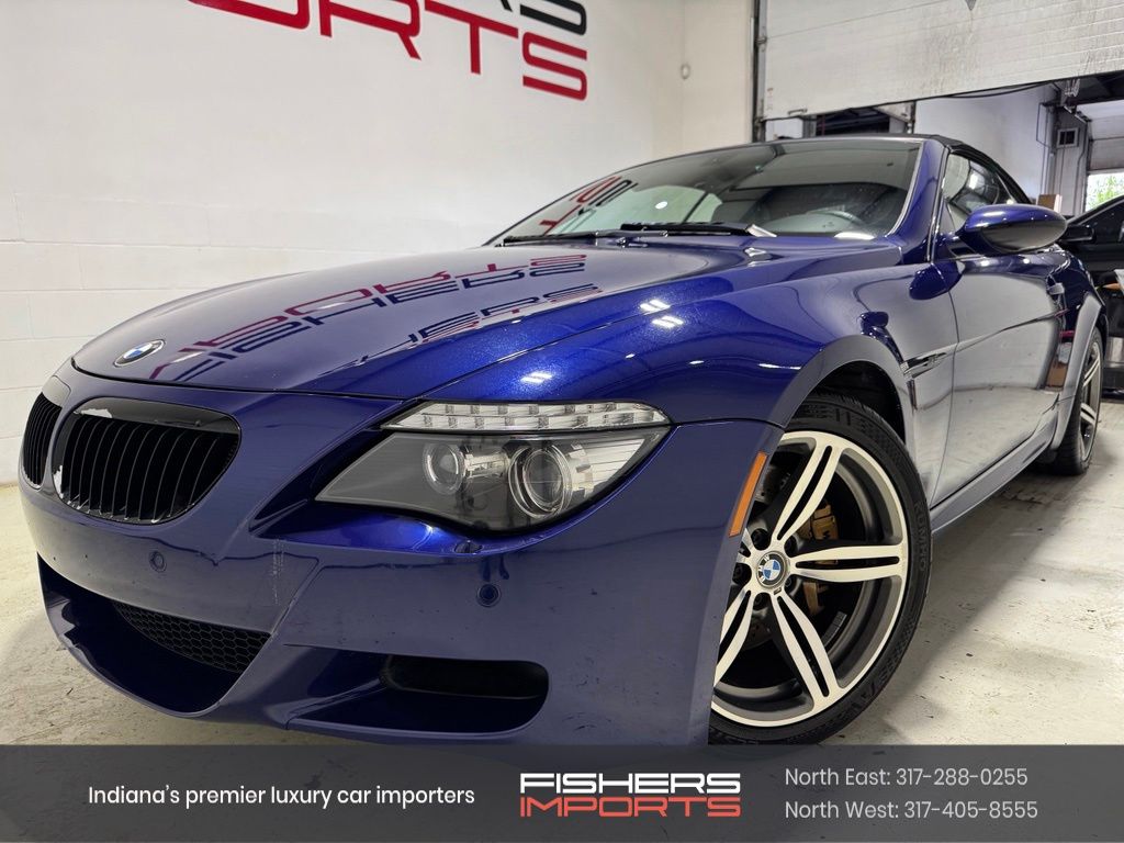 Interlagos Blue Metallic 2008 BMW M6 Convertible Rear-Wheel Drive 7-Speed Manual