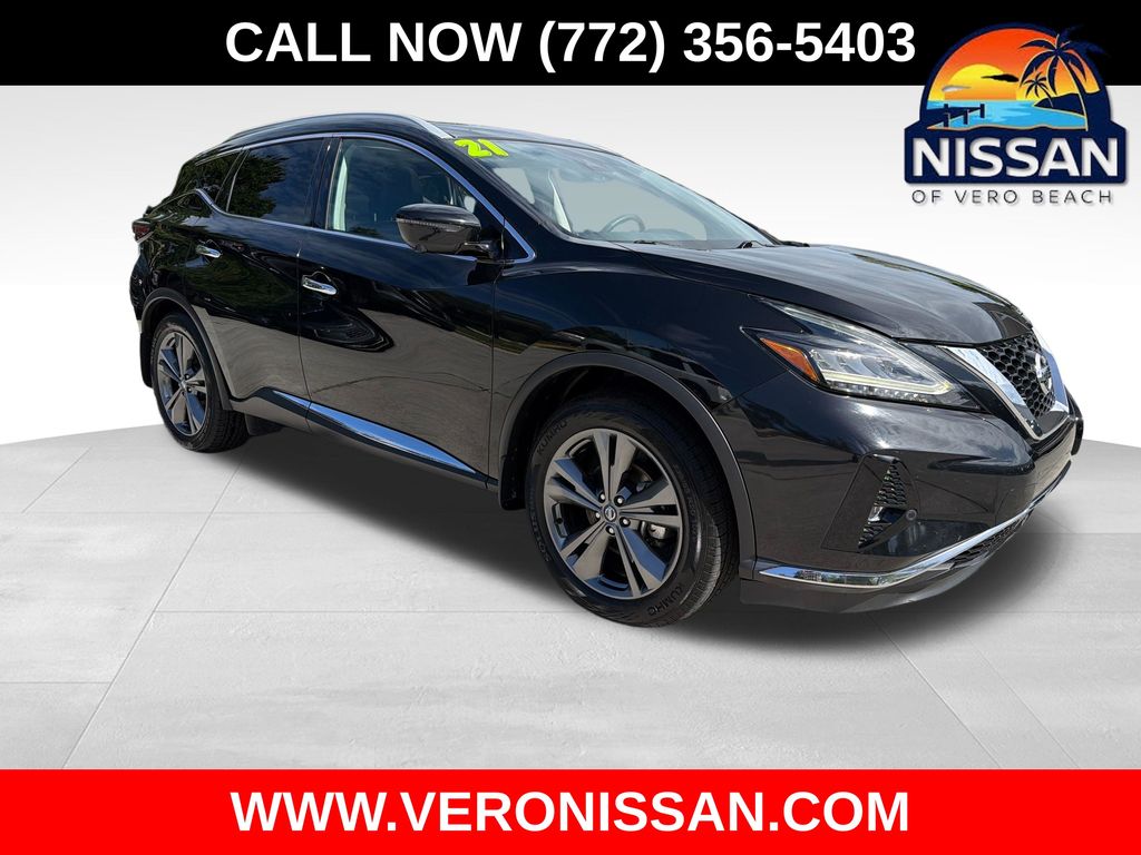 Gray (Magnetic Black Pearl) 2021 Nissan Murano SUV / Crossover Front-Wheel Drive Continuously Variable Transmission