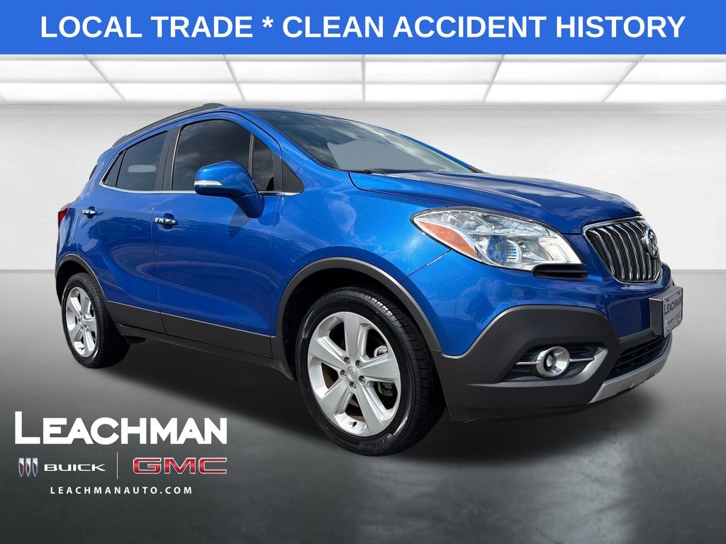 Brilliant Blue Metallic 2015 Buick Encore SUV / Crossover Front-Wheel Drive 6-Speed Automatic Overdrive