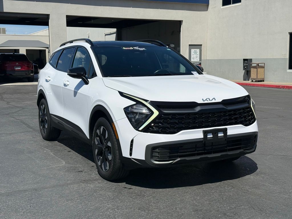 Glacial White Pearl 2023 Kia Sportage X-Line AWD SUV / Crossover All-Wheel Drive 8-Speed Automatic