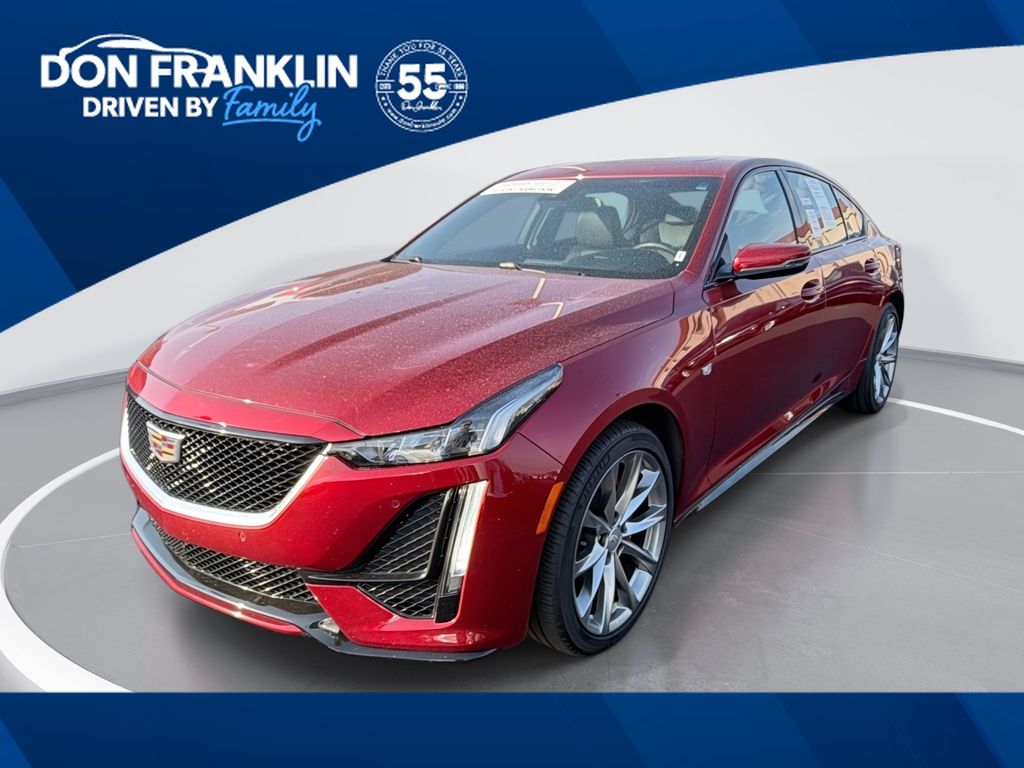 Radiant Red Tintcoat 2024 Cadillac CT5 Sport AWD Sedan All-Wheel Drive Automatic