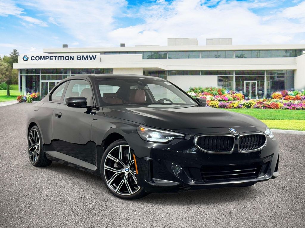 Black Sapphire Metallic 2023 BMW 2 Series Coupe All-Wheel Drive 8-Speed Automatic