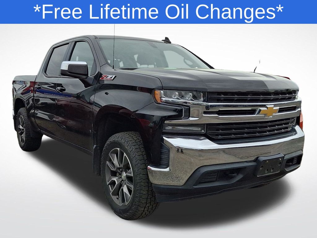 Black 2019 Chevrolet Silverado 1500 LT Crew Cab 4WD Pickup Truck Four-Wheel Drive 8-Speed Automatic