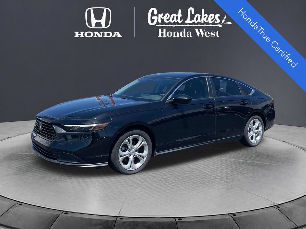 Crystal Black Pearl 2024 Honda Accord Sedan Front-Wheel Drive Continuously Variable Transmission