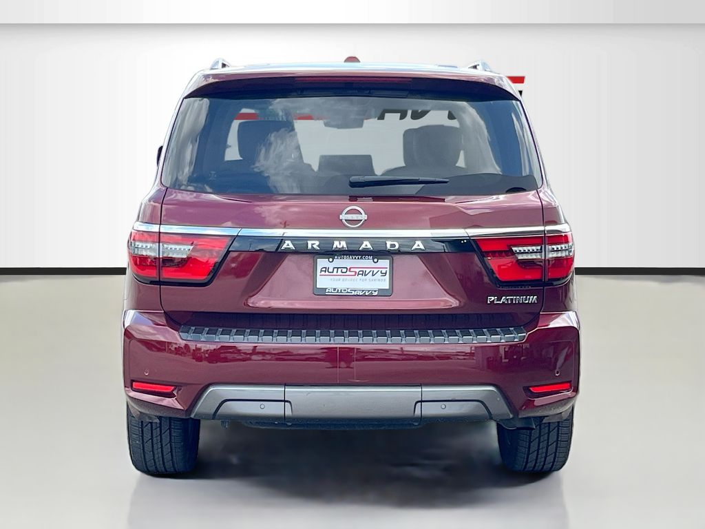 2021 Nissan Armada Platinum Red at Joe Myers Mazda Kia