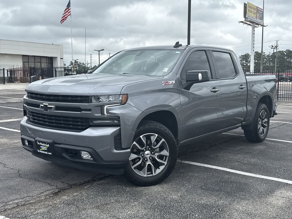 Gray (Satin Steel Metallic) 2022 Chevrolet Silverado 1500 RST Crew Cab 4WD Pickup Truck Four-Wheel Drive 8-Speed Automatic