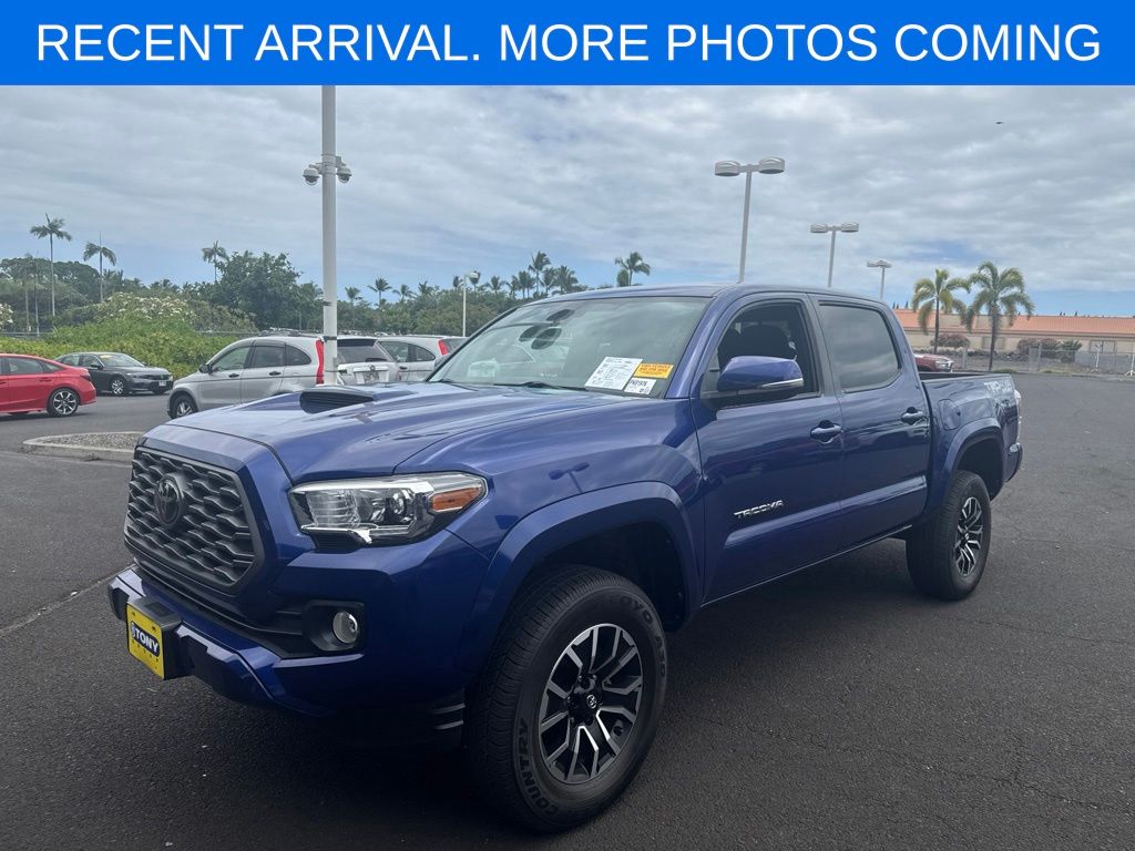 Blue 2023 Toyota Tacoma Pickup Truck Four-Wheel Drive 6-Speed Automatic
