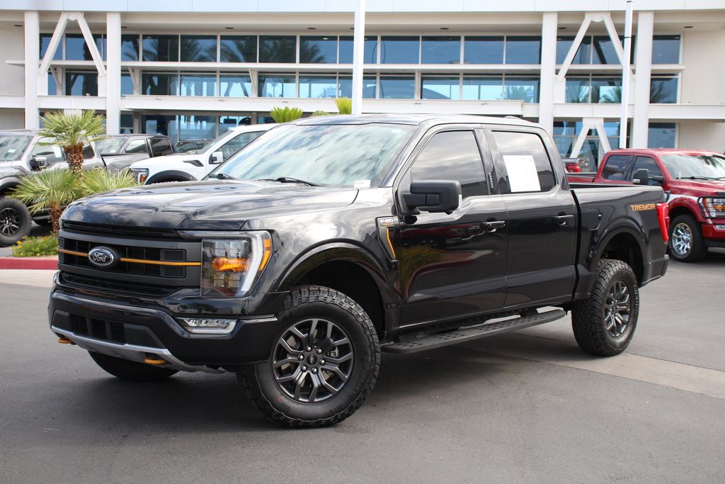 Black Metallic 2022 Ford F-150 Pickup Truck Four-Wheel Drive Automatic