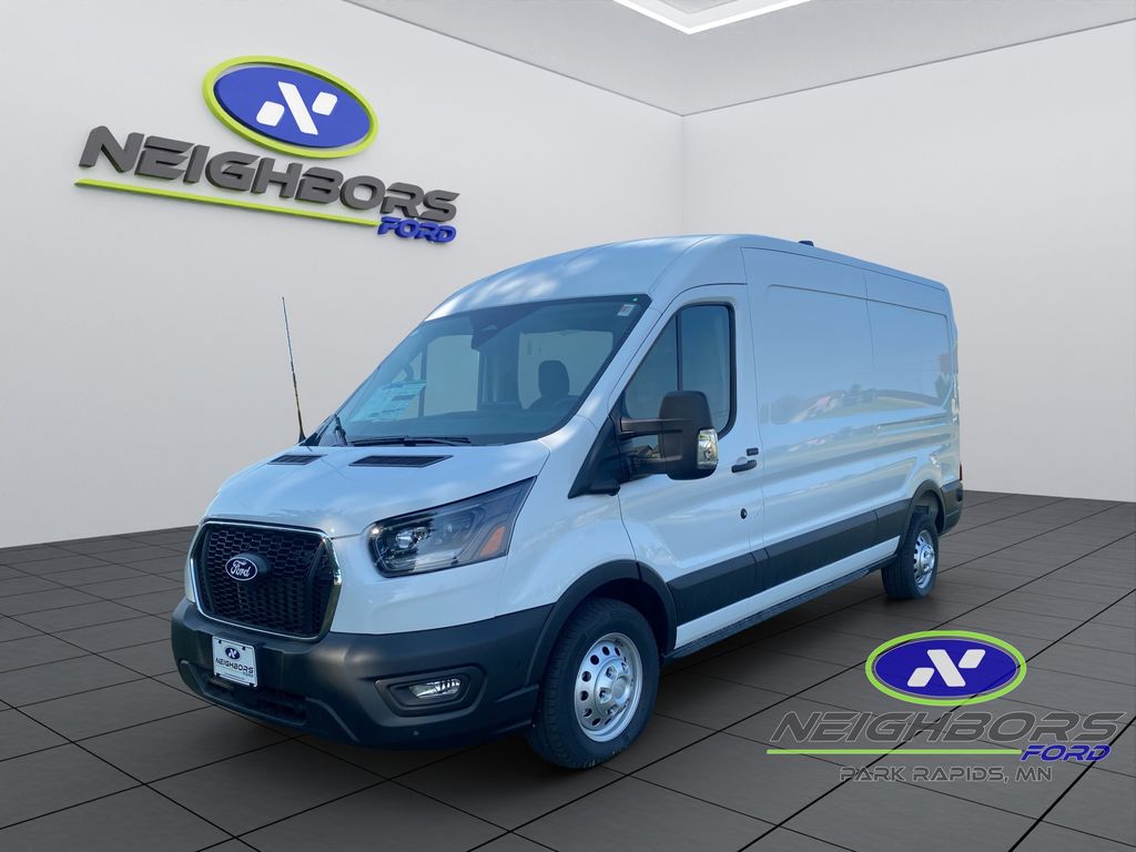 Oxford White 2026 Ford Transit Cargo Van All-Wheel Drive 