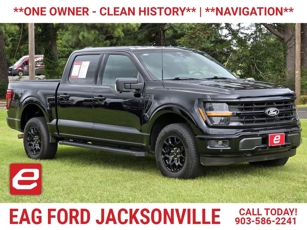 Agate Black Metallic 2024 Ford F-150 Pickup Truck Four-Wheel Drive Automatic