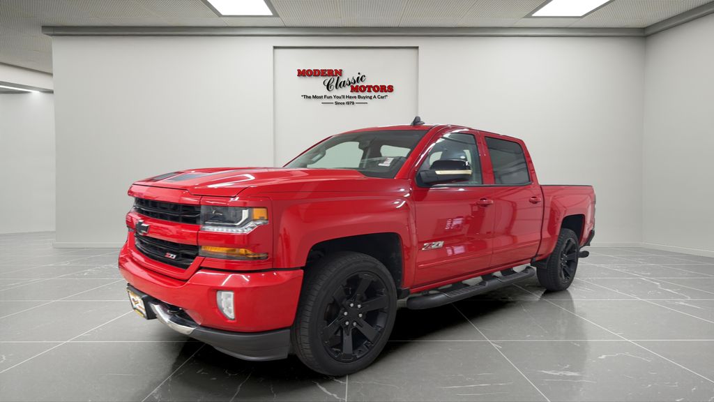 Red Hot 2017 Chevrolet Silverado 1500 Pickup Truck Four-Wheel Drive 6-Speed Automatic Overdrive