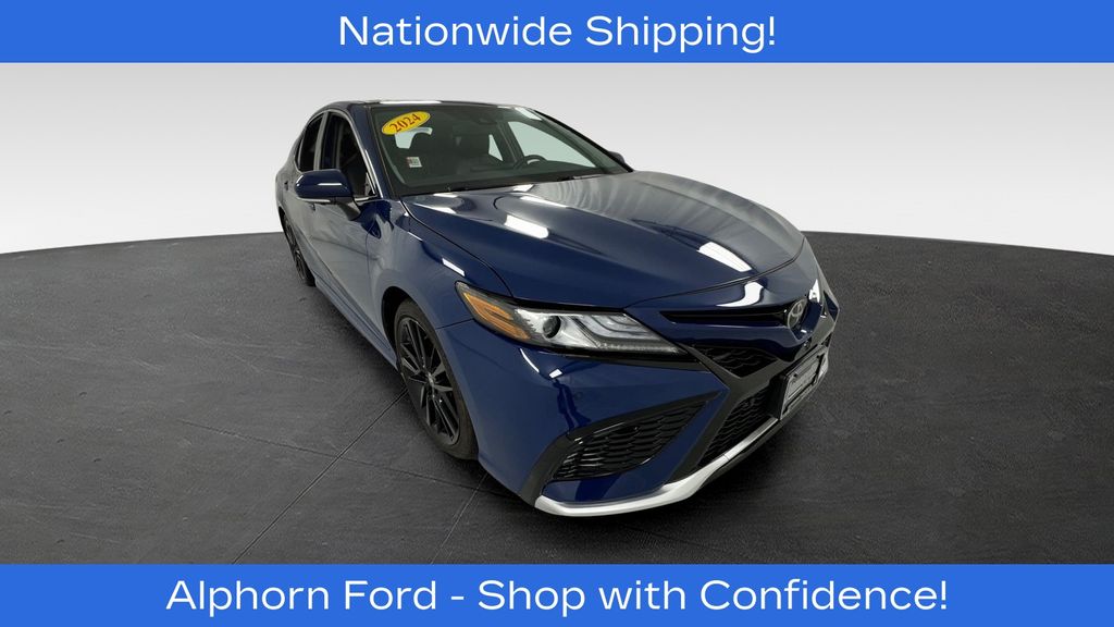 Blue 2024 Toyota Camry Sedan Front-Wheel Drive 8-Speed Automatic