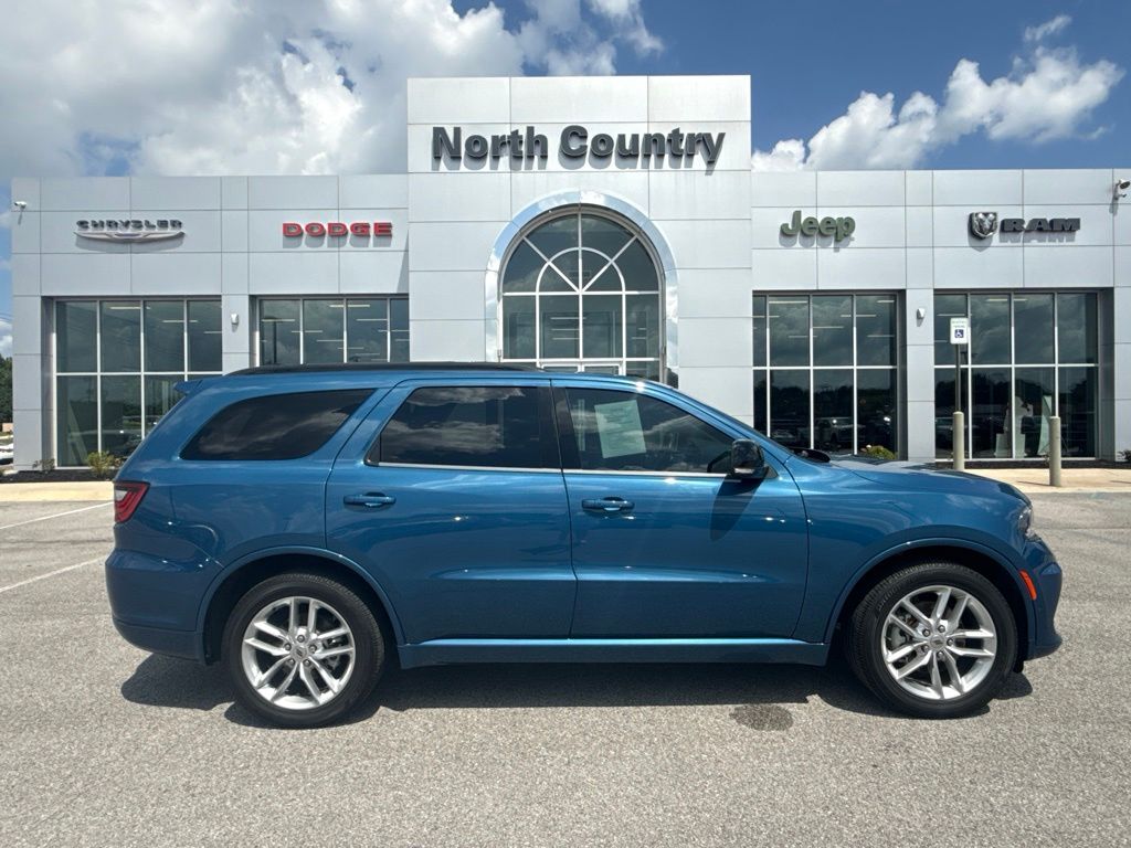 Blue (Frostbite Pearlcoat) 2023 Dodge Durango SUV / Crossover Rear-Wheel Drive 8-Speed Automatic
