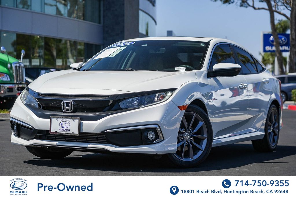 2020 Honda Civic EX-L Sedan FWD Sedan Front-Wheel Drive Continuously Variable Transmission