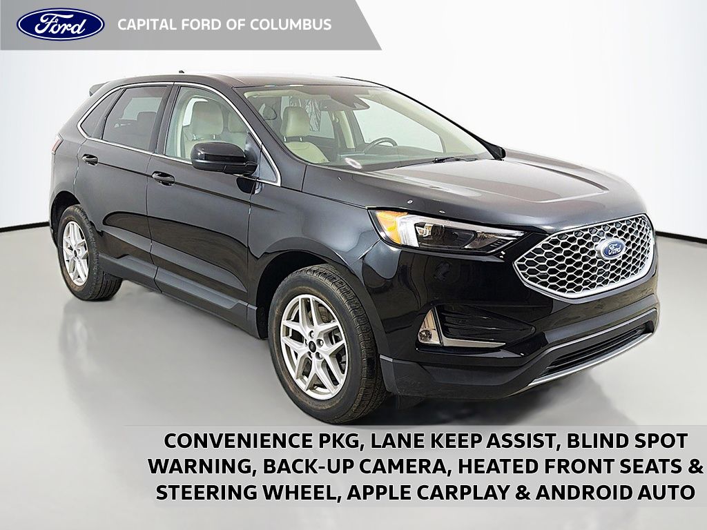 Agate Black Metallic 2023 Ford Edge SUV / Crossover All-Wheel Drive 8-Speed Automatic