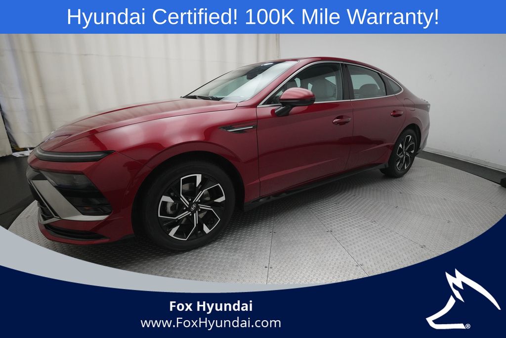 Ultimate red 2024 Hyundai Sonata Sedan Front-Wheel Drive 8-Speed Automatic