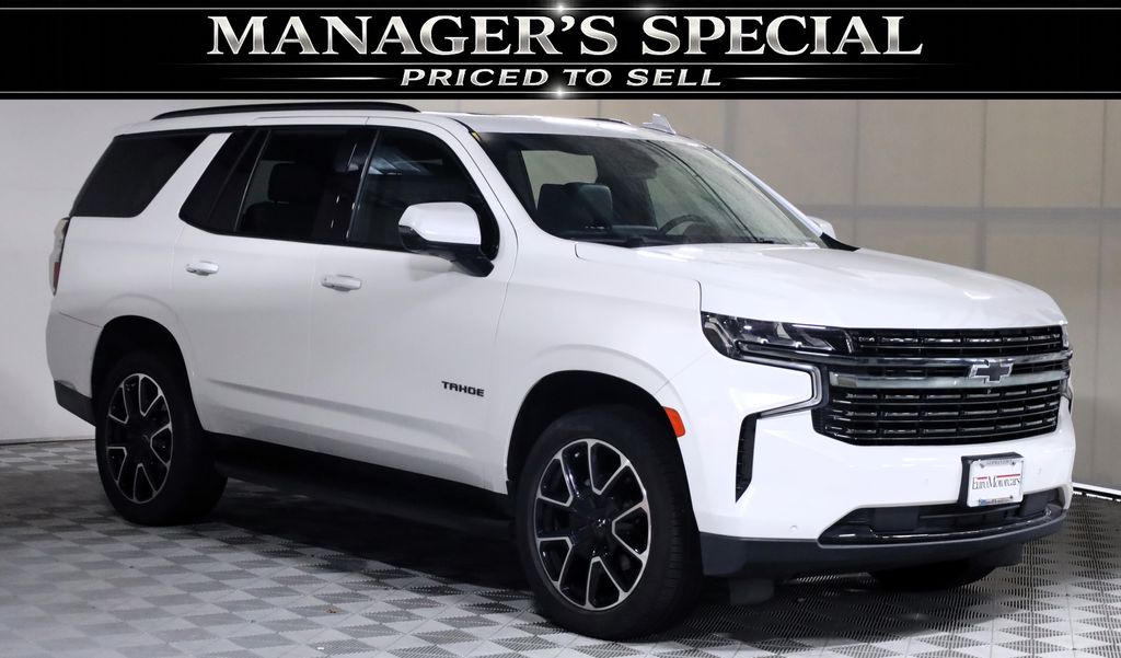 White (Iridescent Pearl Tricoat) 2021 Chevrolet Tahoe SUV / Crossover Four-Wheel Drive