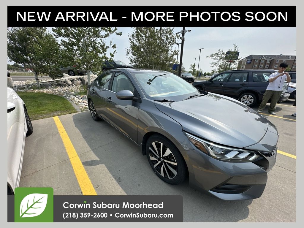 Gray (Gun Metallic) 2021 Nissan Sentra Sedan Front-Wheel Drive Continuously Variable Transmission