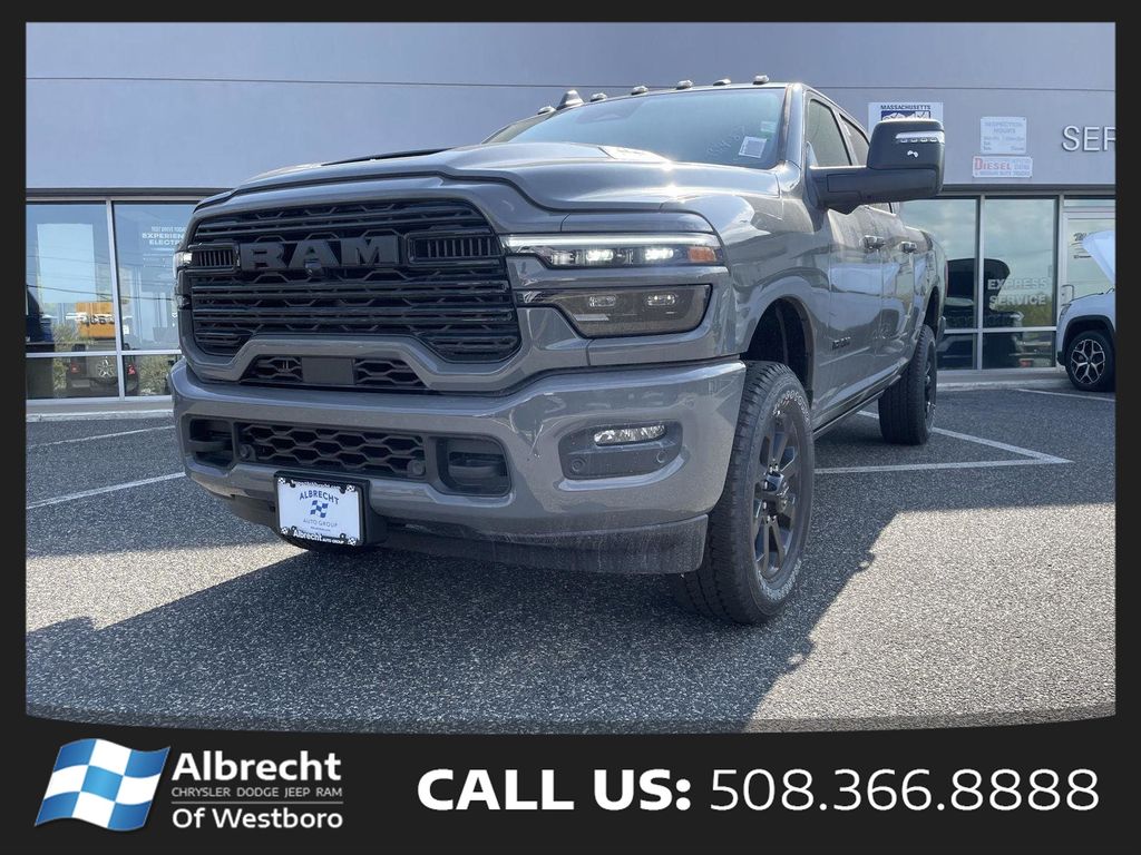 Ceramic Gray Clearcoat 2026 RAM 2500 Laramie Crew Cab 4WD Pickup Truck Four-Wheel Drive 8-Speed Automatic