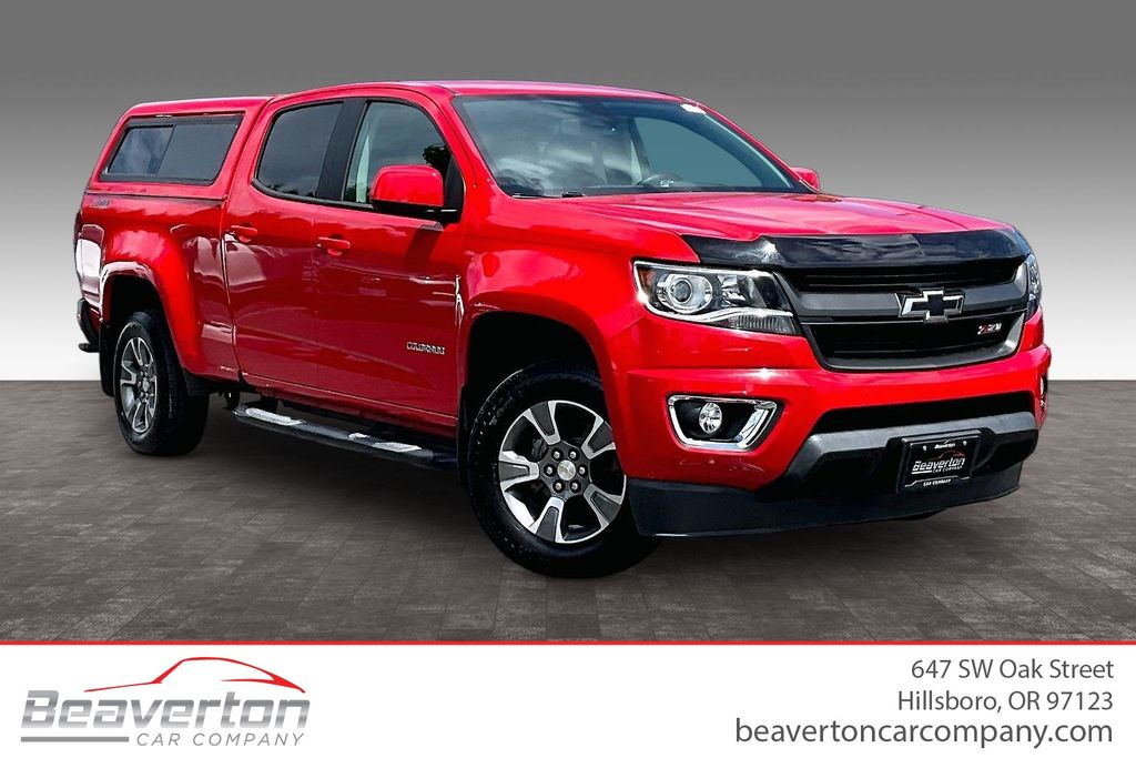 Red Hot 2016 Chevrolet Colorado Pickup Truck Four-Wheel Drive 6-Speed Automatic