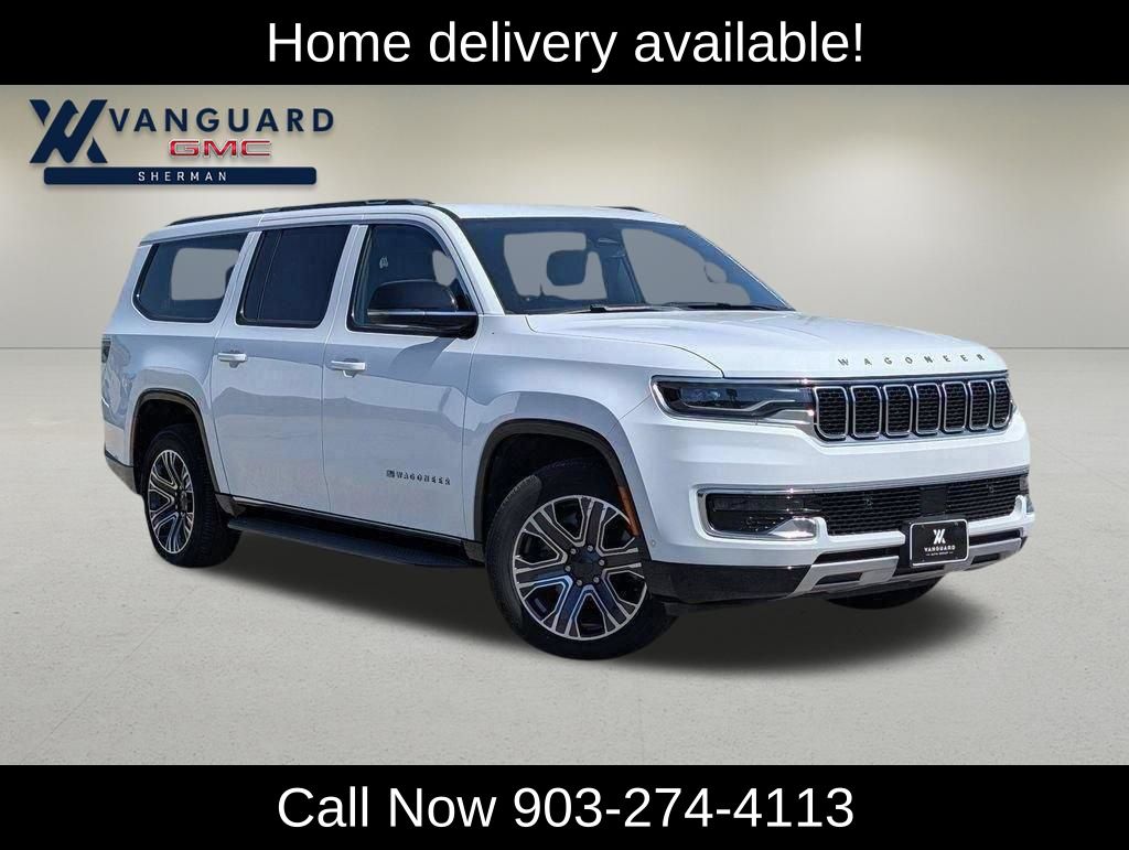 Bright White Clearcoat 2024 Jeep Wagoneer L Series II RWD SUV / Crossover 4X2 8-Speed Automatic