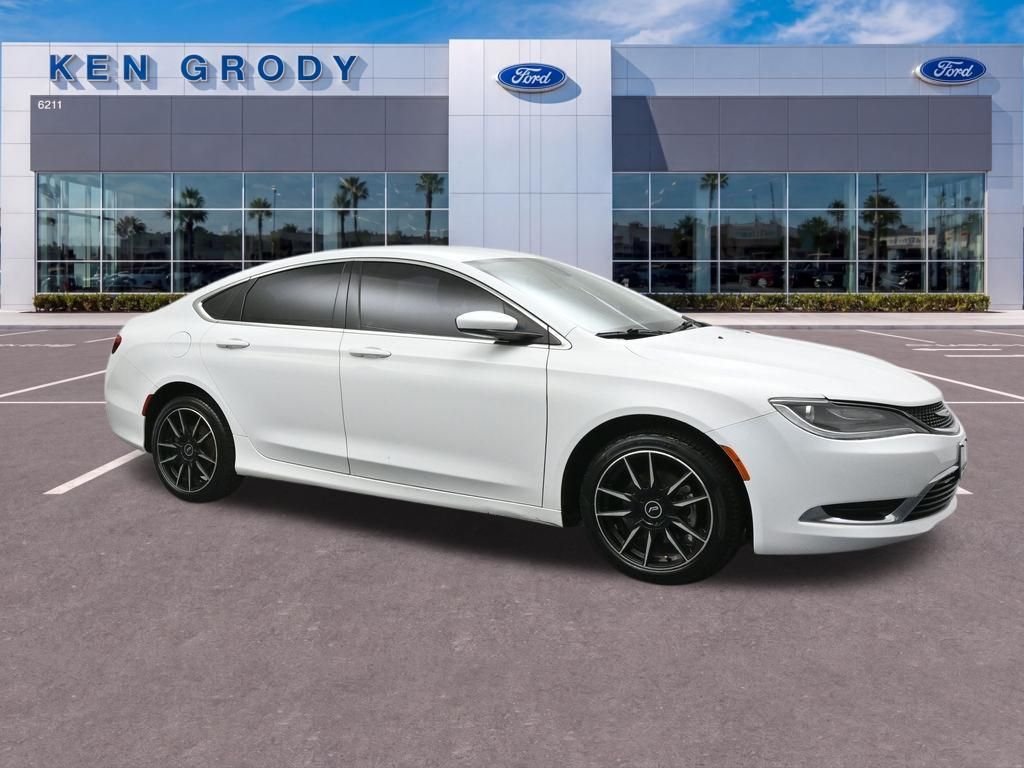 Bright White Clearcoat 2015 Chrysler 200 Limited Sedan FWD Sedan Front-Wheel Drive 9-Speed Automatic