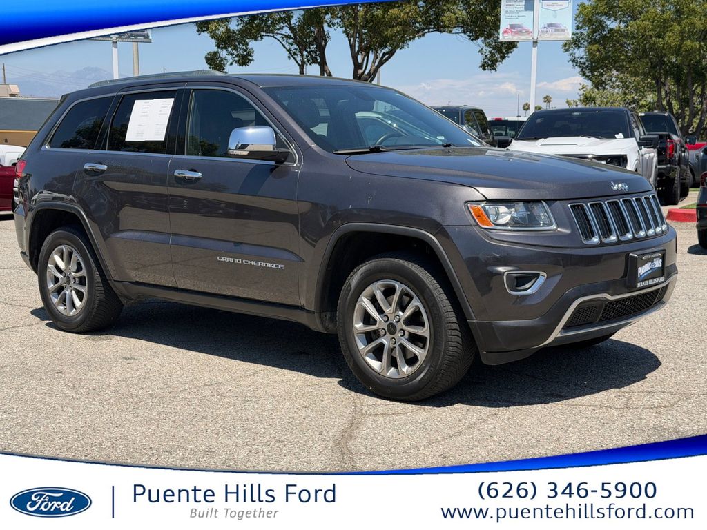 Gray (Granite Crystal Metallic Clearcoat) 2015 Jeep Grand Cherokee Limited SUV / Crossover 4X2 8-Speed Automatic