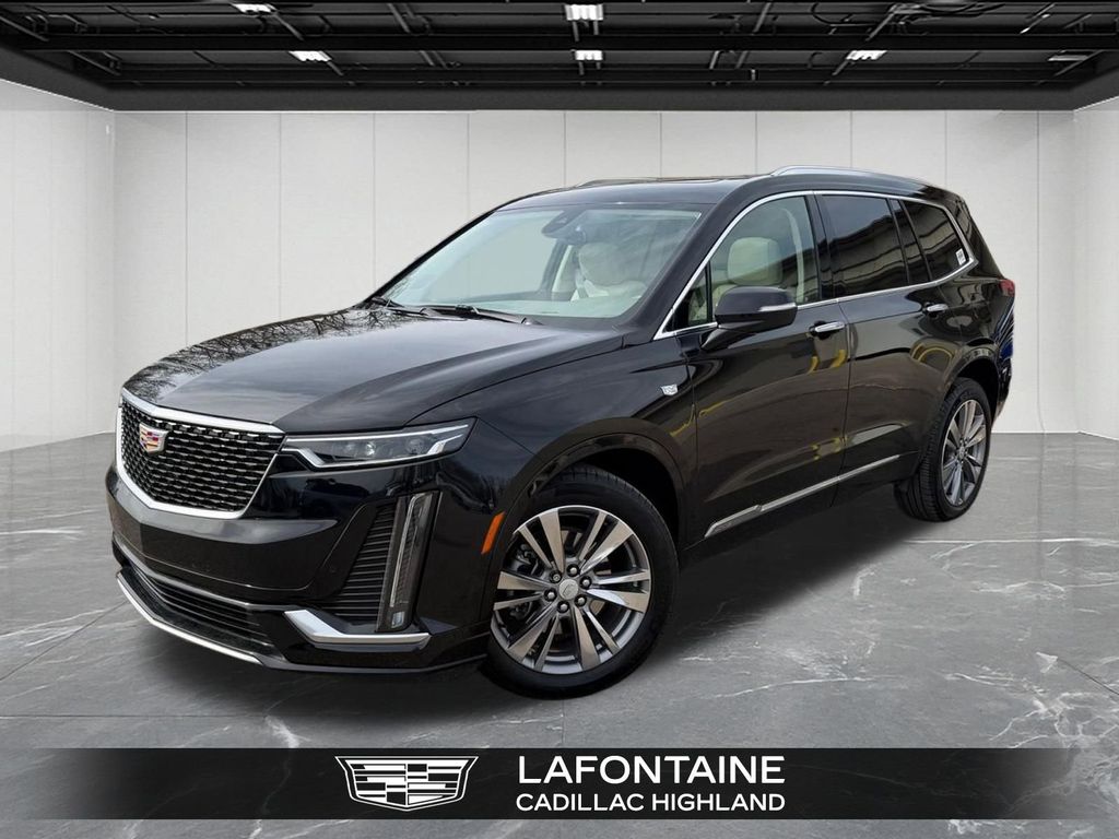 Stellar Black Metallic 2024 Cadillac XT6 Premium Luxury AWD SUV / Crossover Four-Wheel Drive 9-Speed Automatic